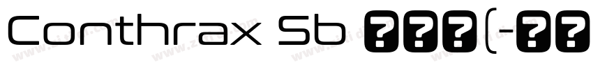 Conthrax Sb 半粗体(字体转换